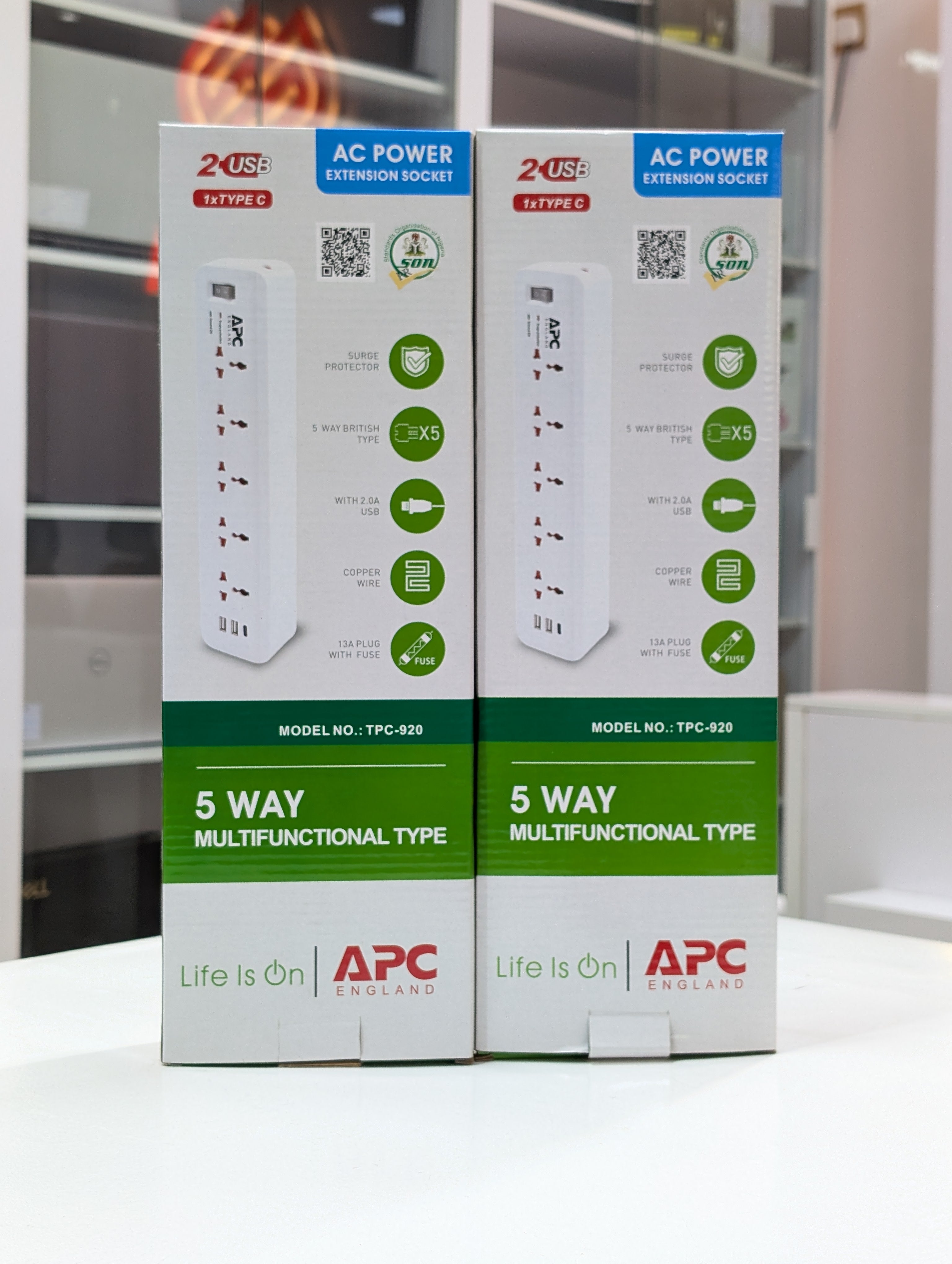 AC Power extension socket (APC Surge protector)