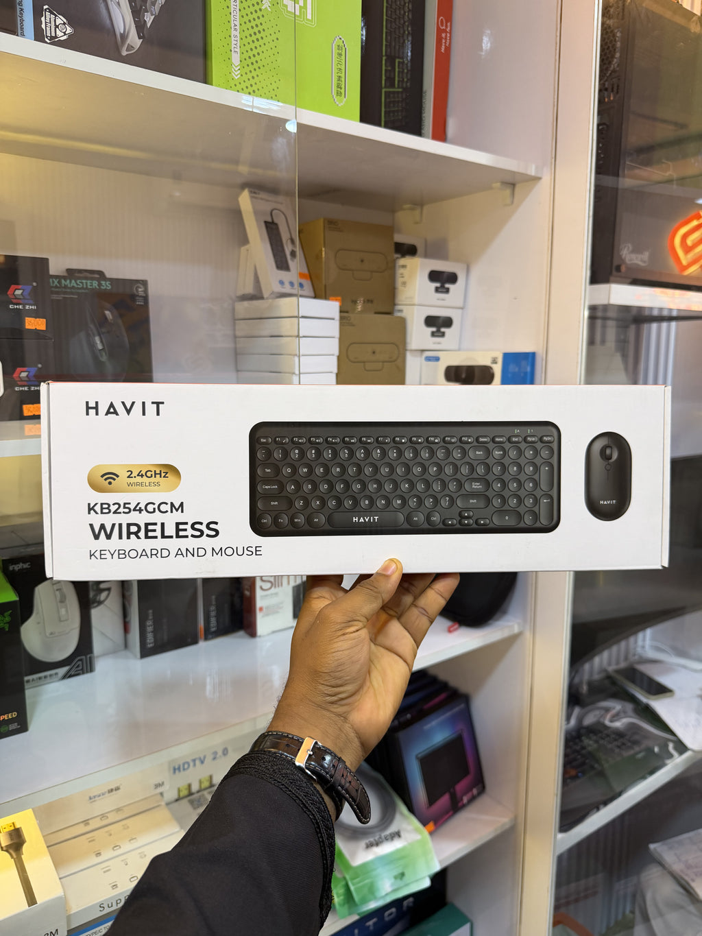 HAVIT KB254GCM WIRELESS KEYBOARD AND MOUSE