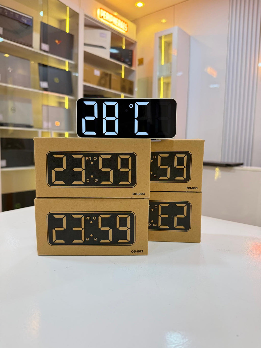 Mini led clock