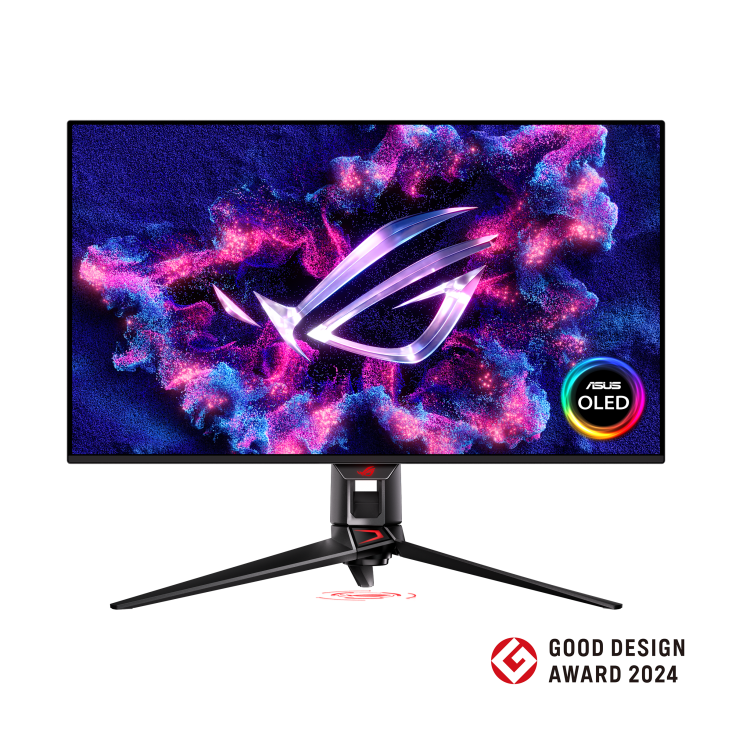 ASUS ROG Swift OLED PG32UCDM 32 inch 4K QD-OLED gaming monitor front view - Nova Store Lagos